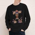 Haha Made You Read Shirt Book Reader Flower Floral Youth Long Sleeve Tee