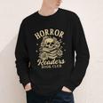 Horror Reading Spooky Vibes Bookish Horror Readers Book Club Youth Long Sleeve Tee