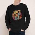Hot Girls Read Aesthetic Book Lover Reading Youth Long Sleeve Tee