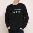 I'm A Simple Woman Jesus Coffee Dog Book Lover Christian Youth Long Sleeve Tee