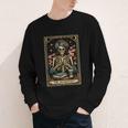 The Introvert Skeleton Tarot Card Coffee Book Lover Youth Long Sleeve Tee The Introvert Skeleton Tarot Card Coffee Book Lover Youth Long Sleeve Tee