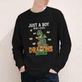 Just a Boy Who Loves Dragons And Books Reading Dragon Youth Long Sleeve Tee Just a Boy Who Loves Dragons And Books Reading Dragon Youth Long Sleeve Tee