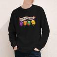 Librarian Let's All Go To The Library Cute Groovy Book Lover Youth Long Sleeve Tee