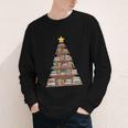 Literary Book Tree Bookish Shelf Art For Avid Readers Youth Long Sleeve Tee
