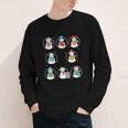 Literary Winter Reading Snowmen Cozy Book Lover Pattern Youth Long Sleeve Tee Literary Winter Reading Snowmen Cozy Book Lover Pattern Youth Long Sleeve Tee