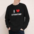 I Love Literature Heart Books Writing Reading Read Write Youth Long Sleeve Tee