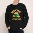 Nacho Average Accountant Accounting Book Keeper Joke Youth Long Sleeve Tee
