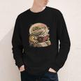 Nerdy Bearded Dragon Glasses Book Reading Youth Long Sleeve Tee