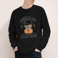 Nerdy By Nature Chibi Cute Book Lover Youth Long Sleeve Tee