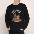 North Pole Book Club Gingerbread Christmas Reading Youth Long Sleeve Tee North Pole Book Club Gingerbread Christmas Reading Youth Long Sleeve Tee