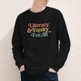 Protect Libraries Banned Books Literacy And Equity For All Youth Long Sleeve Tee