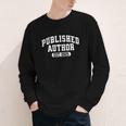 Proud Published Author 2025 Mom Dad Vintage Poet Book Writer Youth Long Sleeve Tee Proud Published Author 2025 Mom Dad Vintage Poet Book Writer Youth Long Sleeve Tee