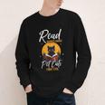 Read Banned Books Pet Cats Fight Evil Read Banned Reader Youth Long Sleeve Tee