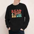 Read A Book Bruh Read Reading Librarian Boys Teen Kids Youth Long Sleeve Tee