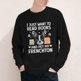 Read Books & Pet My Frenchton Owner Frenchton Lover Youth Long Sleeve Tee