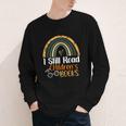 I Still Read Children's Books Rainbow Youth Long Sleeve Tee