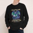 I Read Because Roasting People Is Frowned Upon Dragons Books Youth Long Sleeve Tee