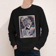 The Reader Tarot Card Women Book Lover Librarian Read Youth Long Sleeve Tee