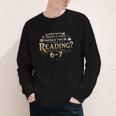 Reading 6–7 Teacher Librarian English Book Lover Quote Youth Long Sleeve Tee