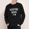 Reading Mode On Book Lover Librarian Teacher Youth Long Sleeve Tee