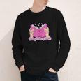 Reading Smut Is My Therapy Romance Book Reader Humor Youth Long Sleeve Tee