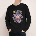 ReadsALOTL Cute Axolotl Book Lover Youth Long Sleeve Tee