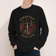 Romantasy Book Club Coffee Sword Roses Youth Long Sleeve Tee