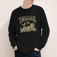 Romantasy Reader Book Reading Probably Reading About Dragons Youth Long Sleeve Tee