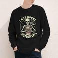Skeleton I Buy Books Like I'm Immortal Halloween Youth Long Sleeve Tee Skeleton I Buy Books Like I'm Immortal Halloween Youth Long Sleeve Tee