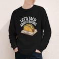 Taco Books Mexican Reading Teacher Book Lovers Bookish Youth Long Sleeve Tee