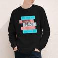 Threadless Grey Sky Chai Trans Book Pride Graphic Youth Long Sleeve Tee