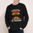 History Education Is Freedom Books Black History Youth Long Sleeve Tee History Education Is Freedom Books Black History Youth Long Sleeve Tee