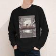 Totally Weird Tees Cat Library Book Reading Literary Youth Long Sleeve Tee