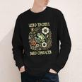 Weird Teachers Build Character Frog Reading Book Librarian Youth Long Sleeve Tee Weird Teachers Build Character Frog Reading Book Librarian Youth Long Sleeve Tee
