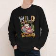 Wild About Reading Books Reader Lover Funny Teacher Animals For Men Women Kids Youth Long Sleeve Tee