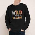 Wild About Reading Books Reader Teachers Kids Librarian Youth Long Sleeve Tee Wild About Reading Books Reader Teachers Kids Librarian Youth Long Sleeve Tee