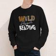 WILD ABOUT READING Reading Books Bookworm Library Day Youth Long Sleeve Tee