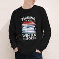 Winter Reading Book Bookworm Winter Youth Long Sleeve Tee