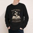 Witchy Book Club Pagan Reader Occult Fiction Coven Ritual Youth Long Sleeve Tee Witchy Book Club Pagan Reader Occult Fiction Coven Ritual Youth Long Sleeve Tee