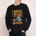 I Write Book Writer Author Book Writing Novelist Youth Long Sleeve Tee