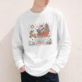 Book Lovers Winter Sleighing Through Stories Tee Premium Tri-Blend Youth Long Sleeve Tee