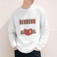 My Weekend Is All Booked Cute Book Reader Teacher Youth Long Sleeve Tee