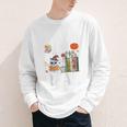 Carve Out Time To Read Halloween Ghost Books Raglan Baseball Tee Youth Long Sleeve Tee