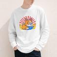 Corgi Dog Reading Book Book Lover Dog Lover Youth Long Sleeve Tee
