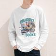 Easily Distracted By Dragons And Books Bookworm Youth Long Sleeve Tee