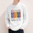 Equality Hurts No One LGBTQ Pride Books And Flowers Youth Long Sleeve Tee