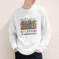 Everyone Is Welcome Here Floral Book LGBT Pride Equality Youth Long Sleeve Tee