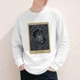 The Reader Tarot Card Mystic Dragon Book Magic Youth Long Sleeve Tee