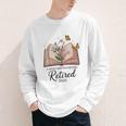 Retired 2025 A New Chapter Begins Retirement Teacher Book Youth Long Sleeve Tee