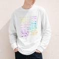 Return To Library Card Book Due Date Bookish Rainbow Reading Youth Long Sleeve Tee